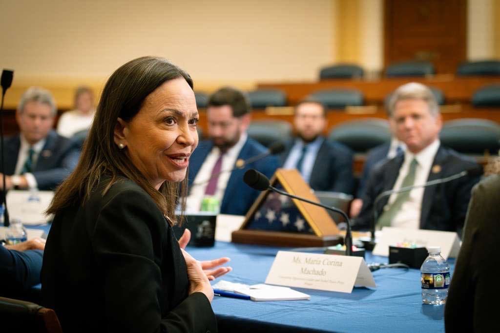 María Corina Machado Elogia Apoyo Bipartidista de EE.UU. para Venezuela