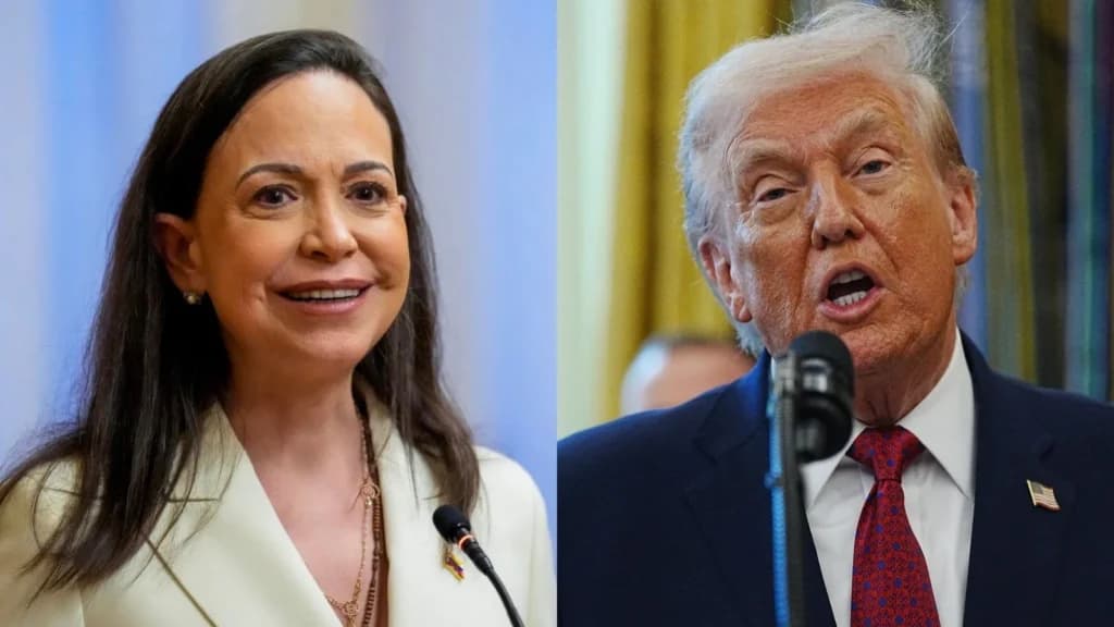 Primera cita Trump-Machado en la Casa Blanca: la Nobel de la Paz busca influencia en la transición venezolana