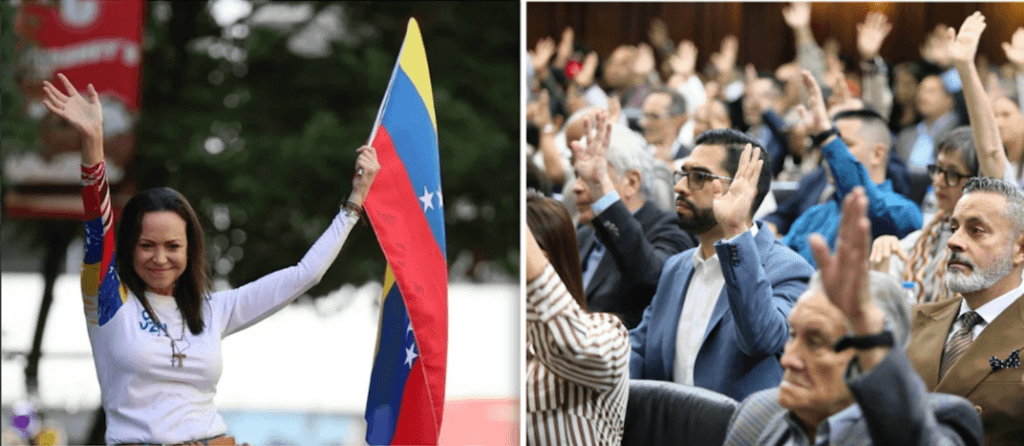 Chavismo Obstaculiza Regreso de Machado y Ley de Amnistía en Debate
