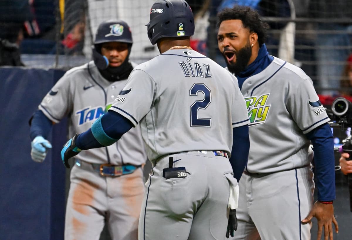 Aranda, Caminero y Díaz lideraron triunfo de los Rays para igualar la serie ante Guardianes