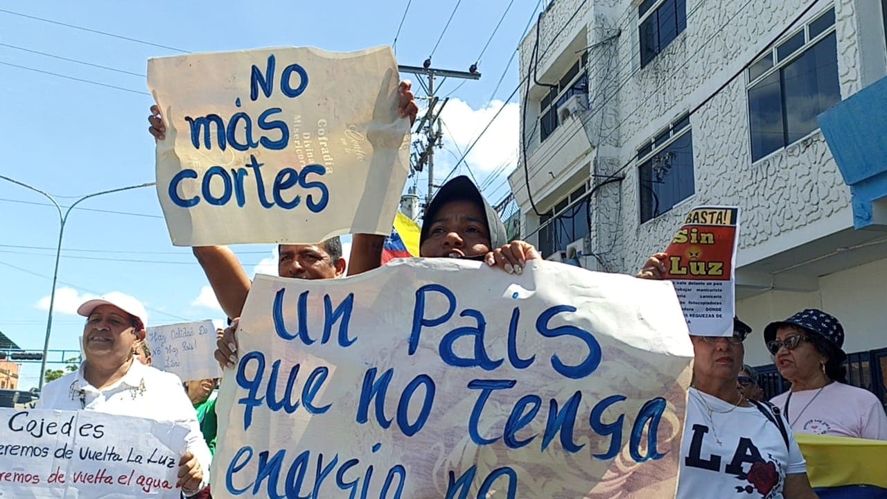 Protestas en Cojedes: Seis horas de apagones desatan la indignación ciudadana