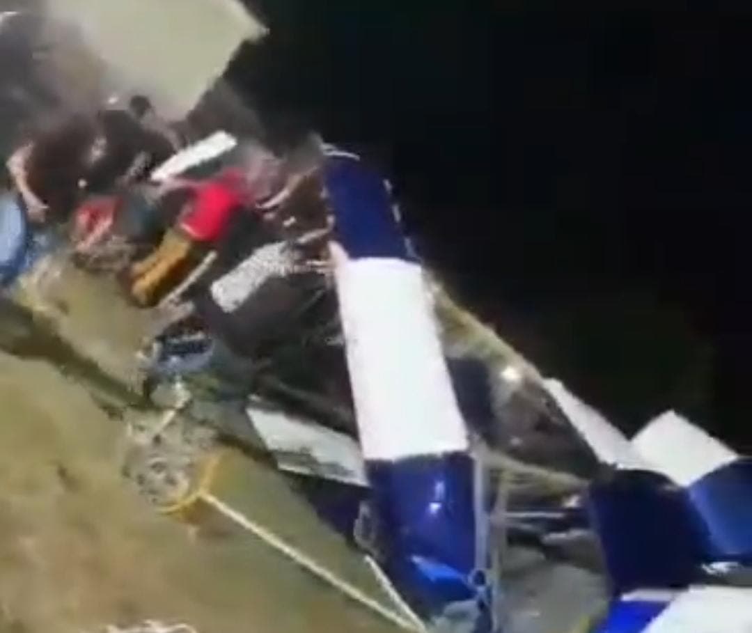 Colapsa atracción en parque de diversiones de El Callao: siete heridos