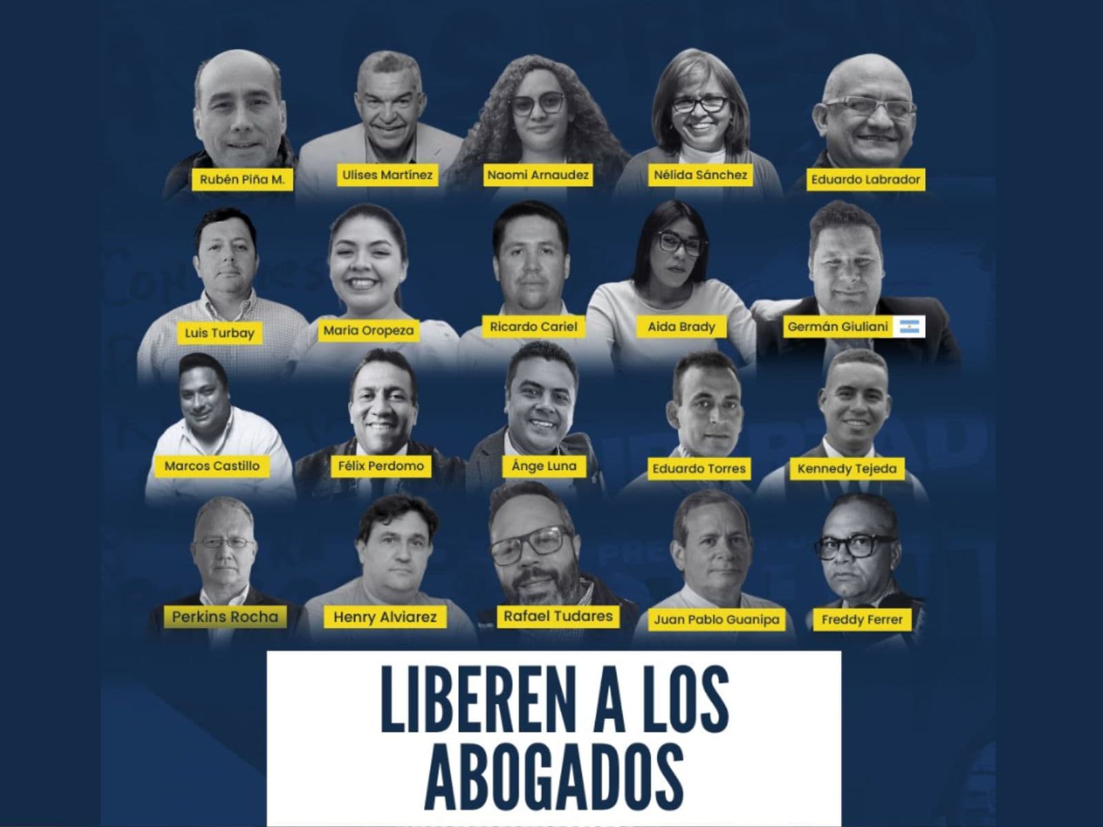 Indignación por la detención de 20 abogados en Venezuela: Piden libertad