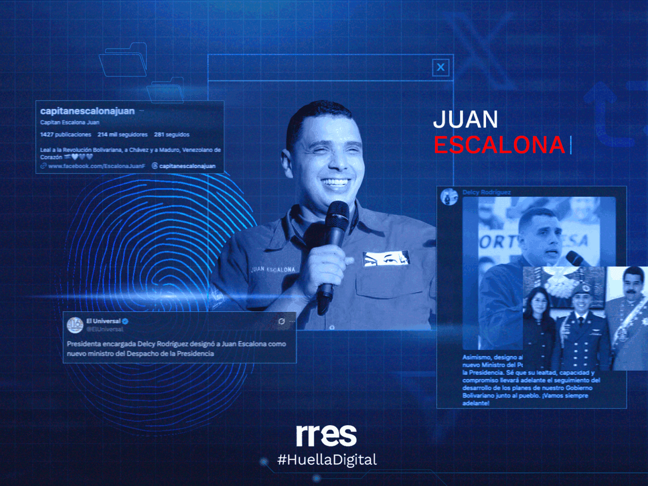 Juan Escalona: El capitán que “resucitó” para blindar el gabinete de Delcy Rodríguez