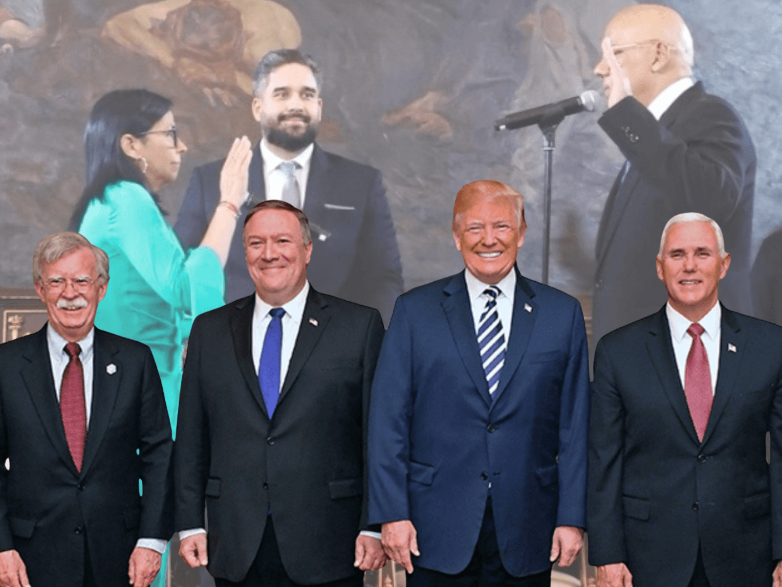 Exfuncionarios de Trump critican su fallido plan de transición en Venezuela