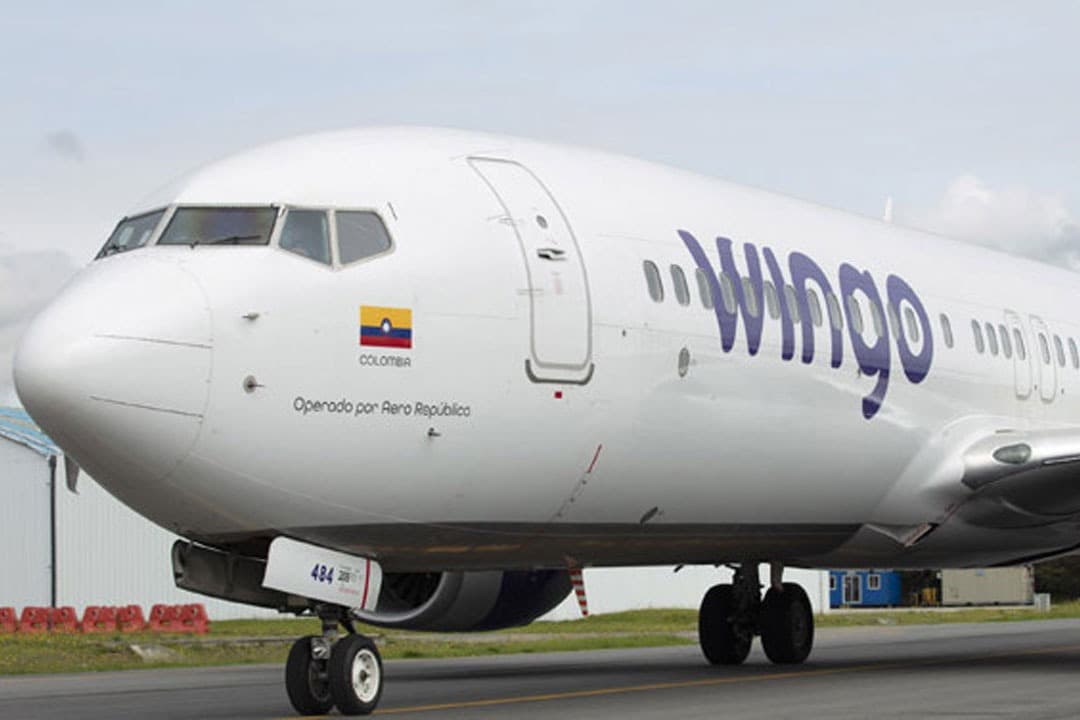 Wingo lanza nueva ruta directa Medellín-Caracas desde el 1 de marzo