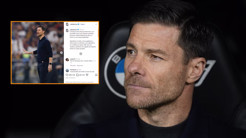 Xabi Alonso se pronunció tras su destitución del Real Madrid