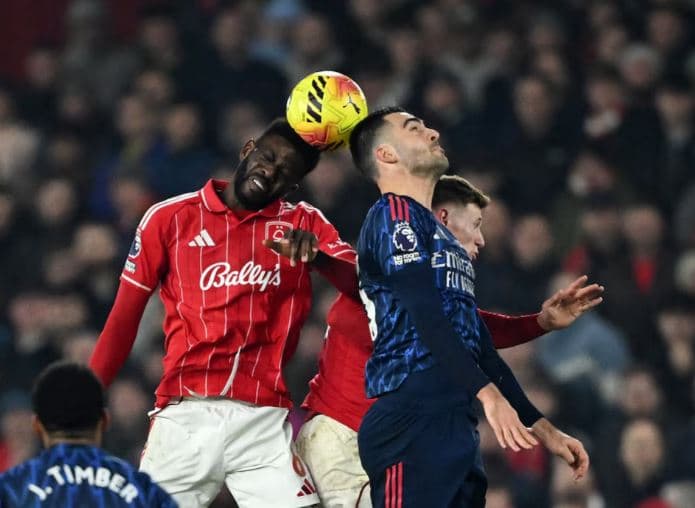 Arsenal no logra superar la sólida defensa del Nottingham Forest