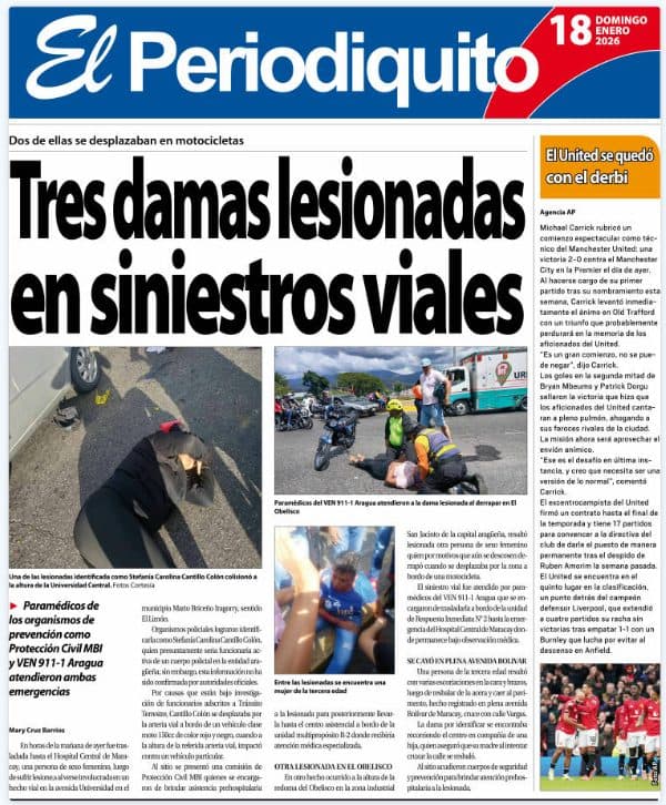 Análisis de Portadas: Lo que Marcará la Agenda de Venezuela este 18 de Enero