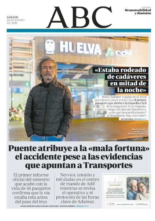 Las principales portadas internacionales del 24 de enero de 2026