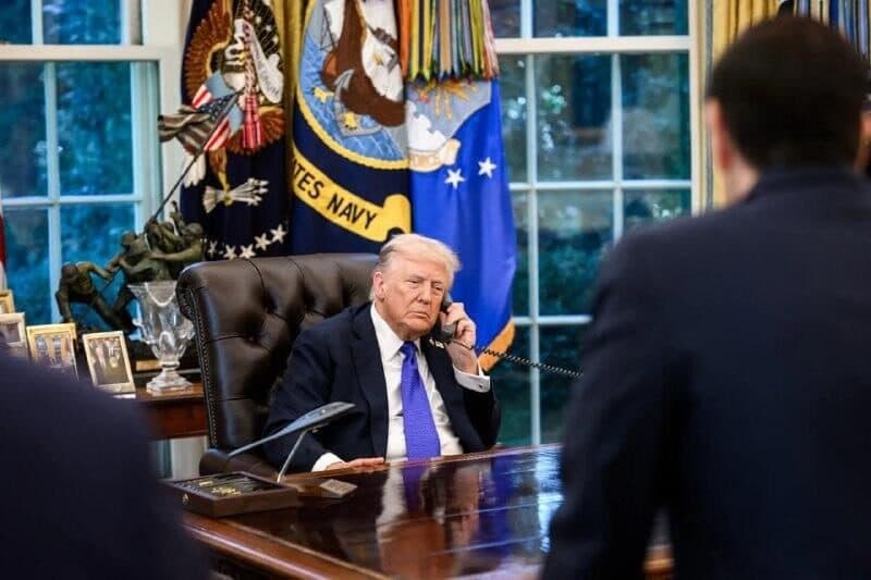 Donald Trump reveló detalles de su llamada con Delcy Rodríguez