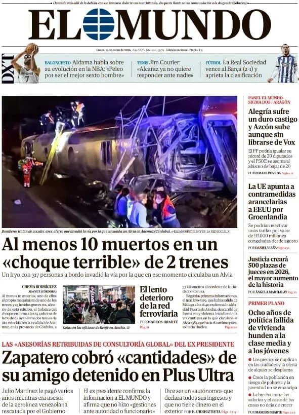 Resumen de las principales noticias internacionales del 19 de enero de 2025