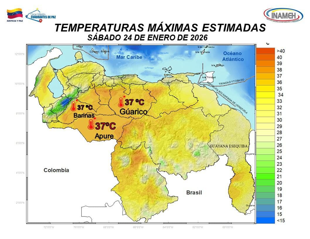 Pronóstico del Inameh: Nubosidad y Lluvias Aisladas en Venezuela