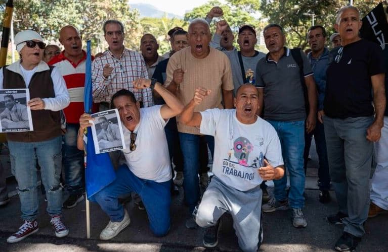 Más de 20 dirigentes sindicales en prisión arbitraria en Venezuela