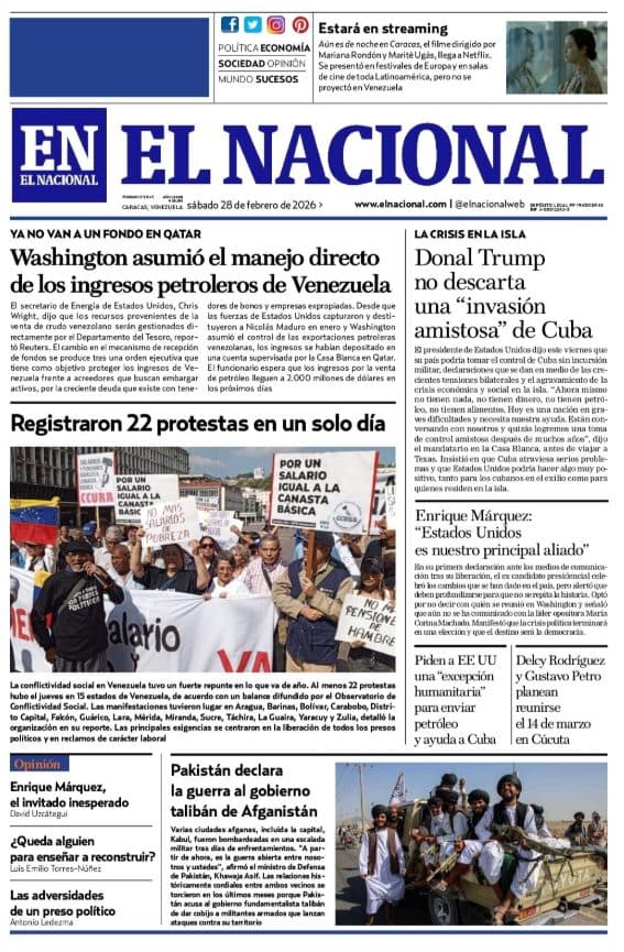 Análisis de las portadas del 28 de febrero de 2026: Perspectivas y Reflexiones