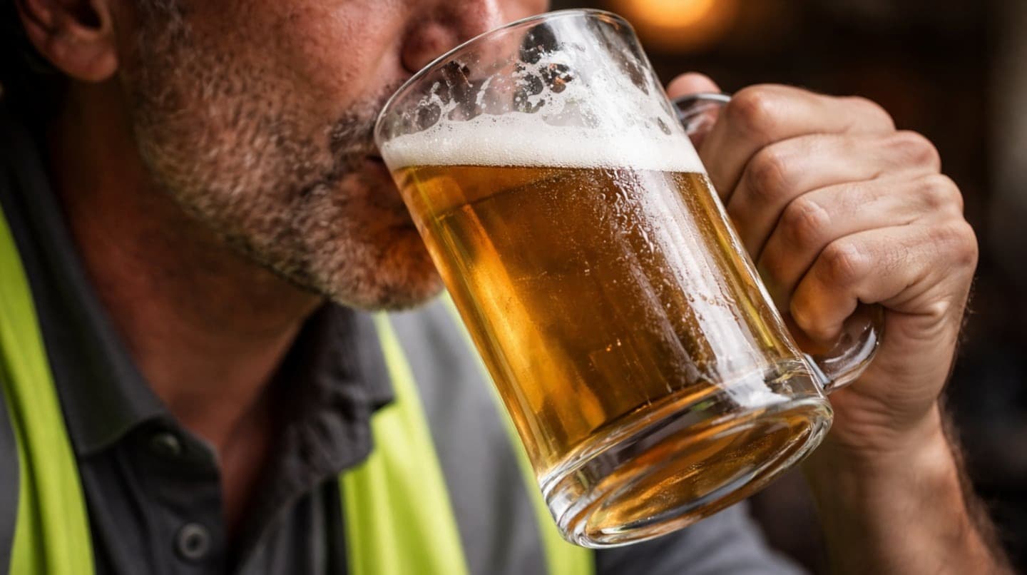 Despedido por exceso de cerveza en el trabajo: indemnización sorprendente