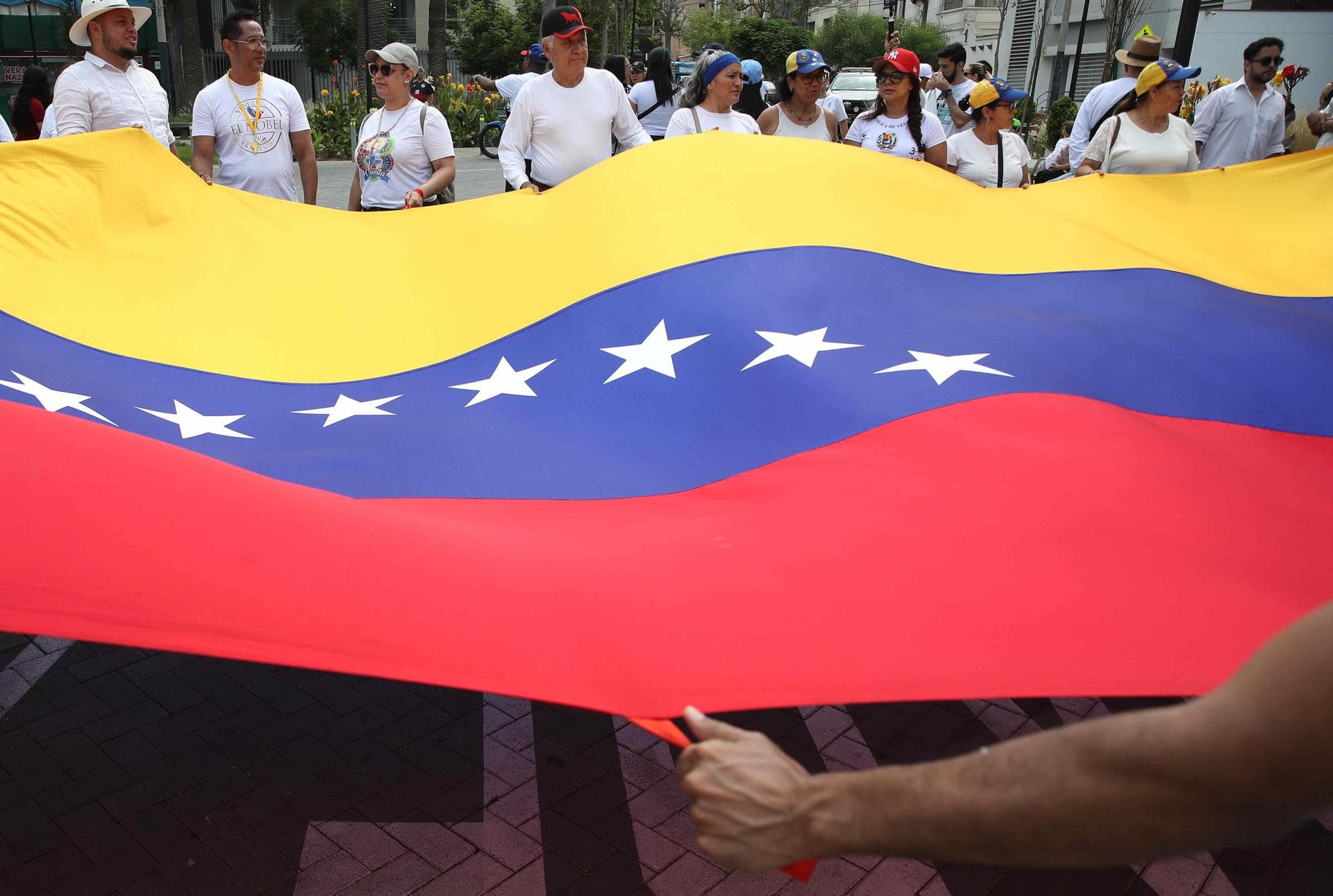 Exiliados venezolanos en Lima exigen libertad para presos políticos