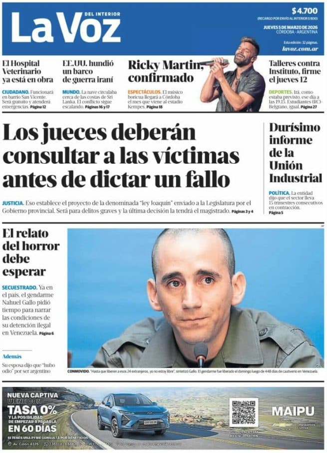 Titulares Interesantes de América Latina para el 5 de marzo de 2026