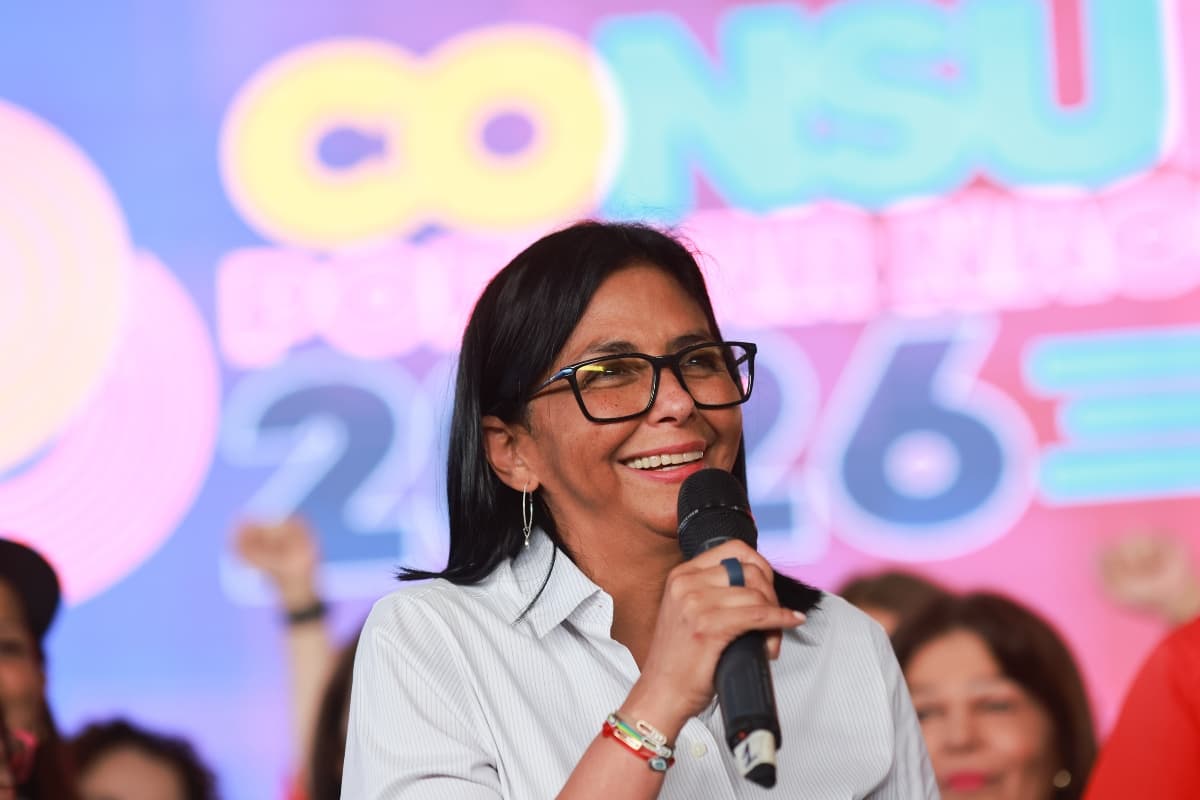 Delcy Rodríguez ruega a Trump por el levantamiento de sanciones