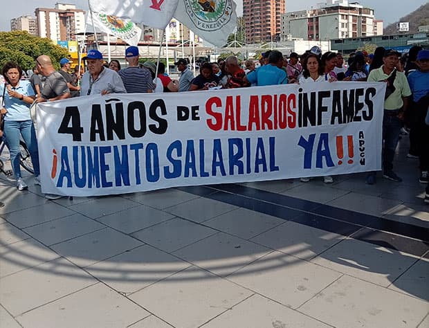 Fapuv convoca marcha masiva en Venezuela por aumento de salario mínimo