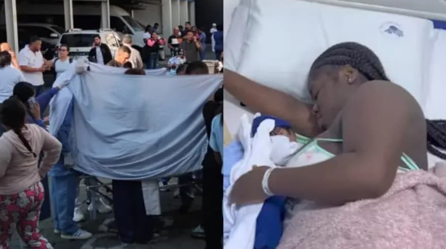 Un bebé nace en medio del caos provocado por el sismo en Cali