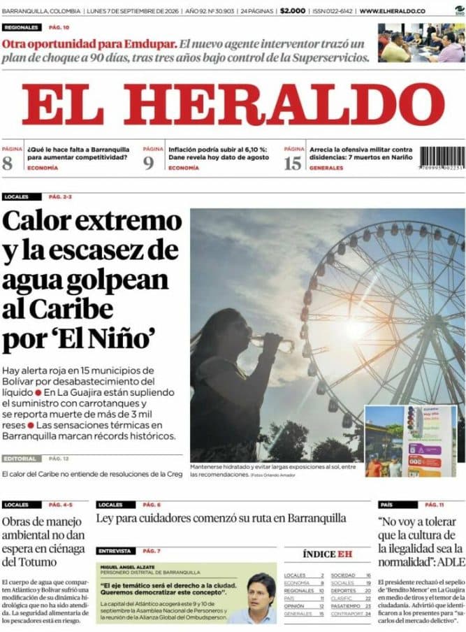 Las Portadas Latinoamericanas Que Marcan la Agenda del 7 de Septiembre