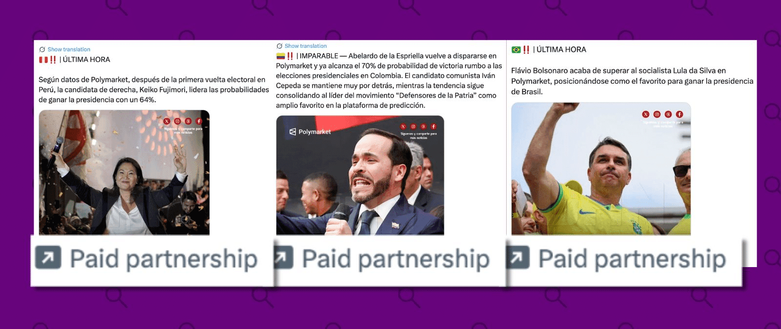 Polymarket: La empresa de Trump Jr. que promueve narrativas pro-derecha en América Latina