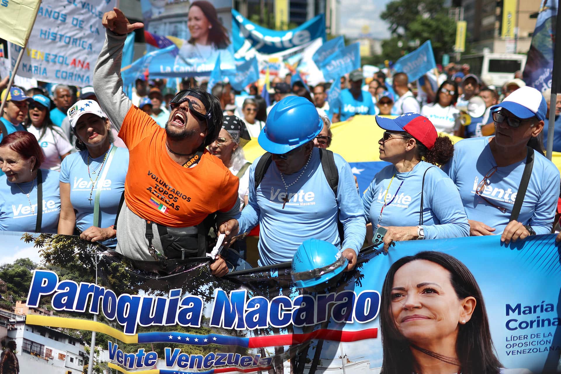 Oposición venezolana convoca a movilización nacional el 22Oct para exigir fecha de elecciones
