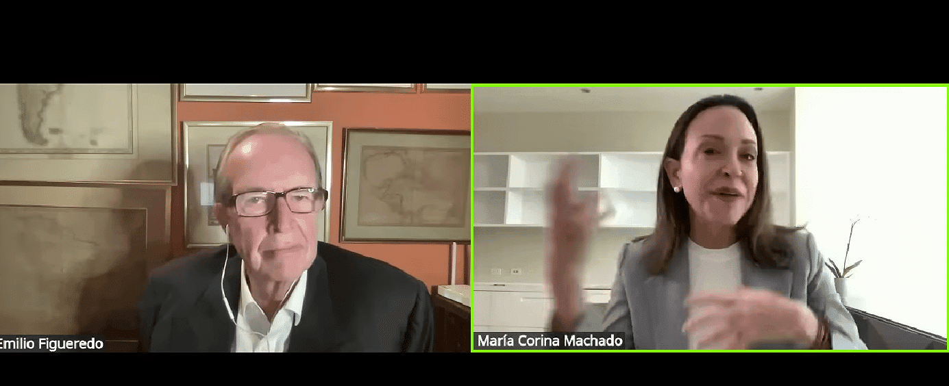 Maria Corina Machado Aboga por un CNE Honorable sin Cuotas