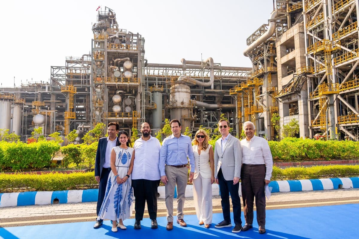 Rubio visita la refinería india de Jamnagar, capaz de refinar el crudo pesado venezolano