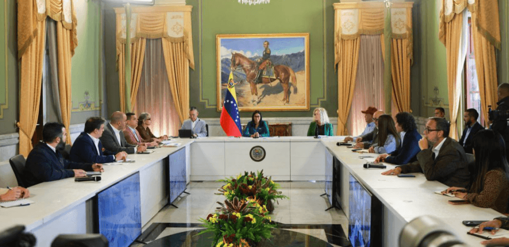 Delcy Rodríguez lanza programa de paz en Miraflores: ¿una medida efectiva?