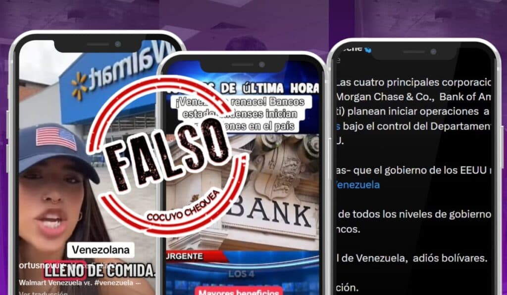 Ni Walmart en Petare ni pago a empleados públicos por bancos de EEUU: desinformaciones post-juramentación de Delcy Rodríguez