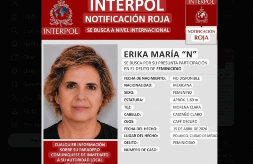 Detienen en Caracas a mujer acusada de asesinato en México