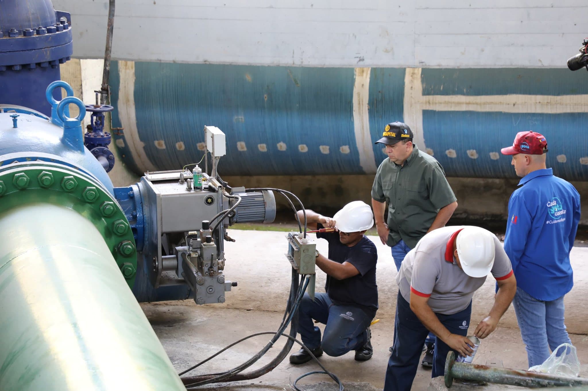 Culminan trabajos en el Sistema Tuy III que permitirán reactivar el servicio de agua en Caracas, Miranda y La Guaira