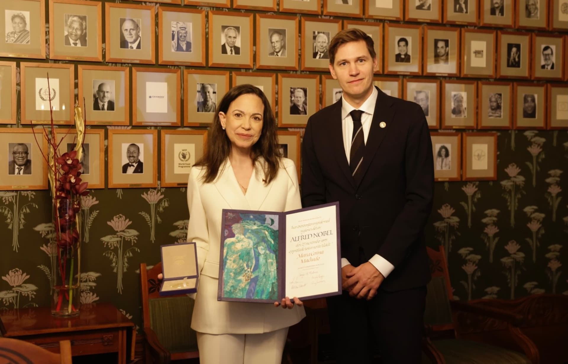 Confirma el Instituto Nobel Filtración de Premio a María Corina Machado