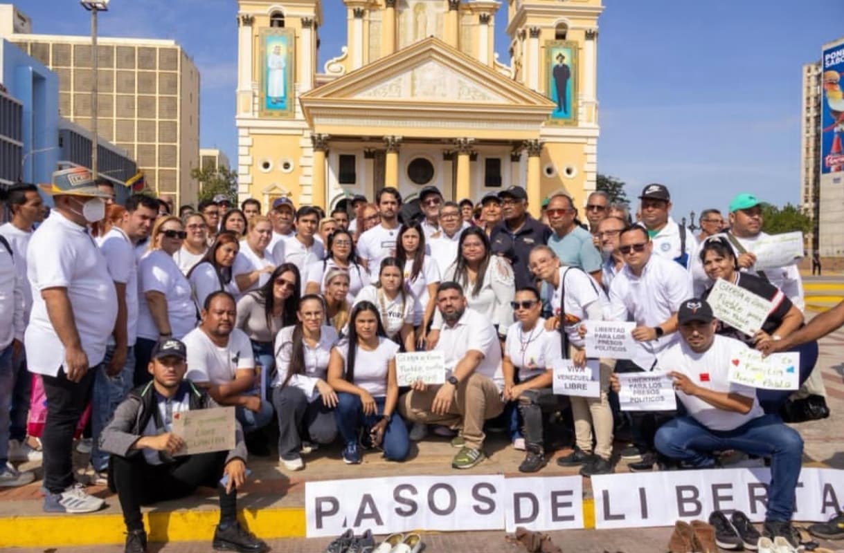 Familiares y activistas exigen en Maracaibo liberación de Juan Pablo Guanipa y demás presos políticos