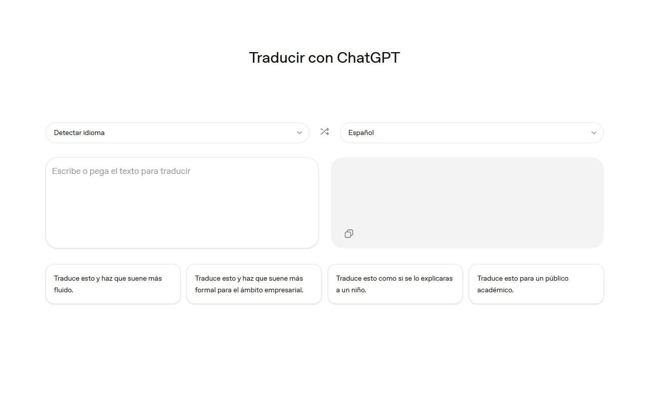 OpenAI va por el trono de Google Translate con ChatGPT Translate