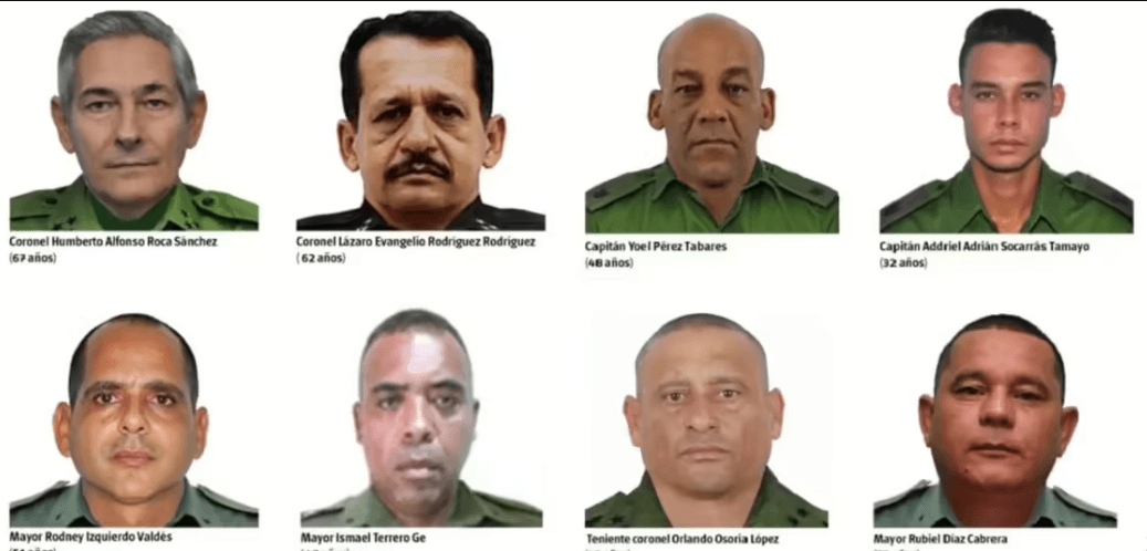 Cuba recibe con honores los restos de los 32 militares que murieron en Venezuela