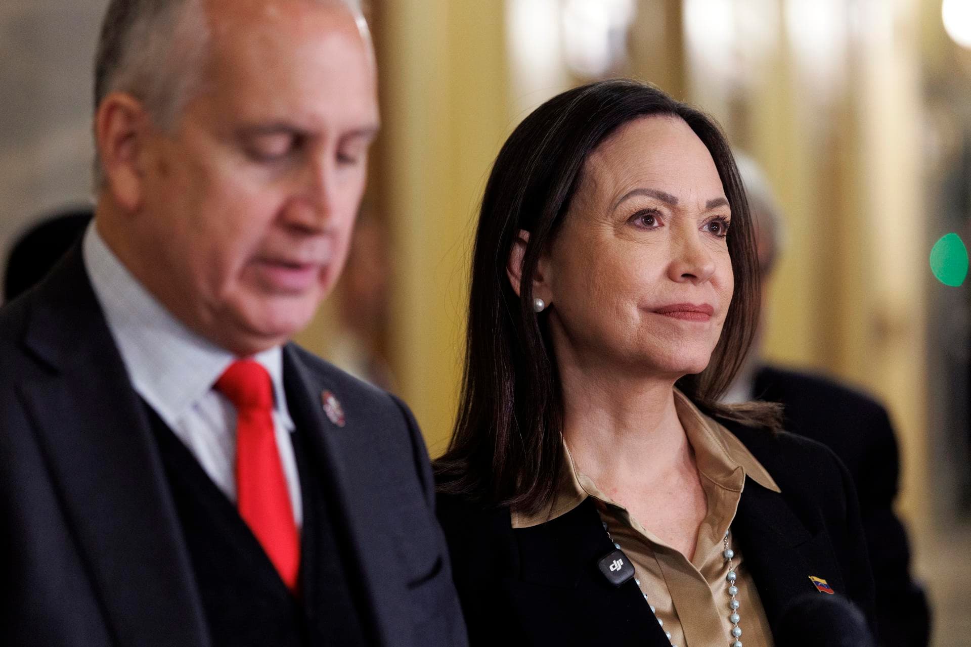 María Corina Machado llama a la libertad en EE UU: 'Hemos dado la vida'