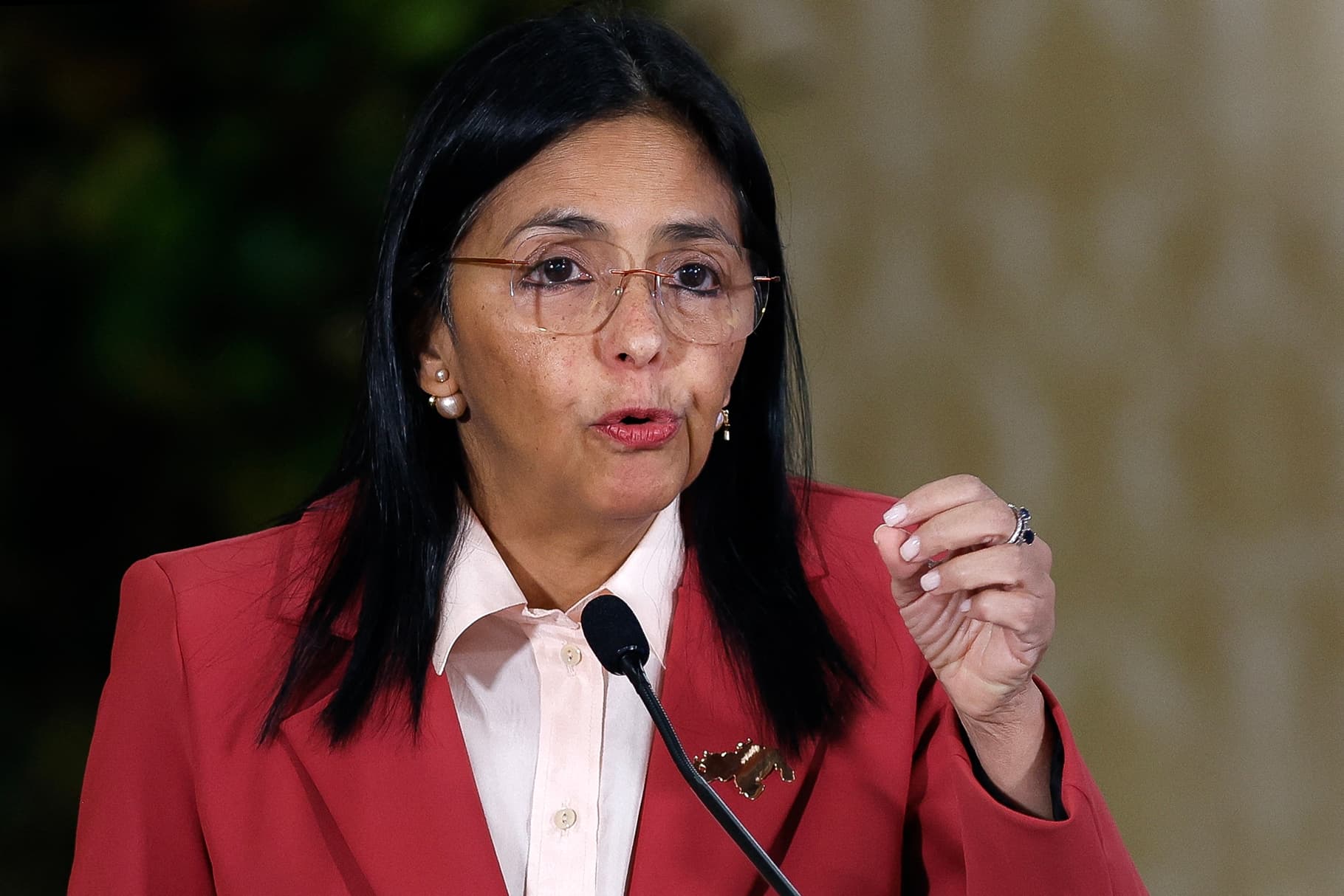 Delcy Rodríguez planea visita a Estados Unidos durante tensa situación