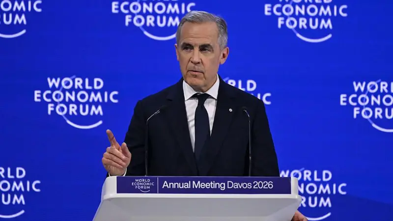 Ruptura global: El primer ministro de Canadá advierte en Davos