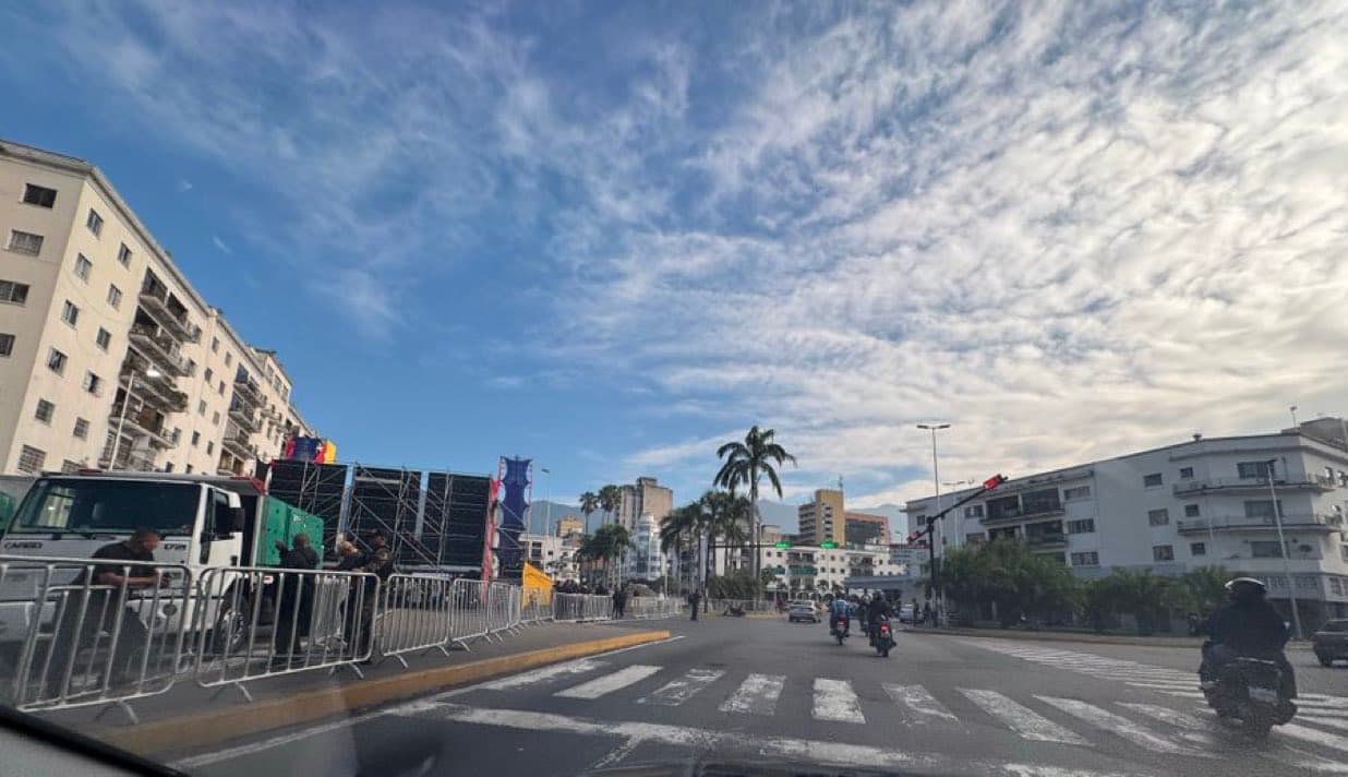 Movilización del PSUV limita el tránsito en el centro de Caracas