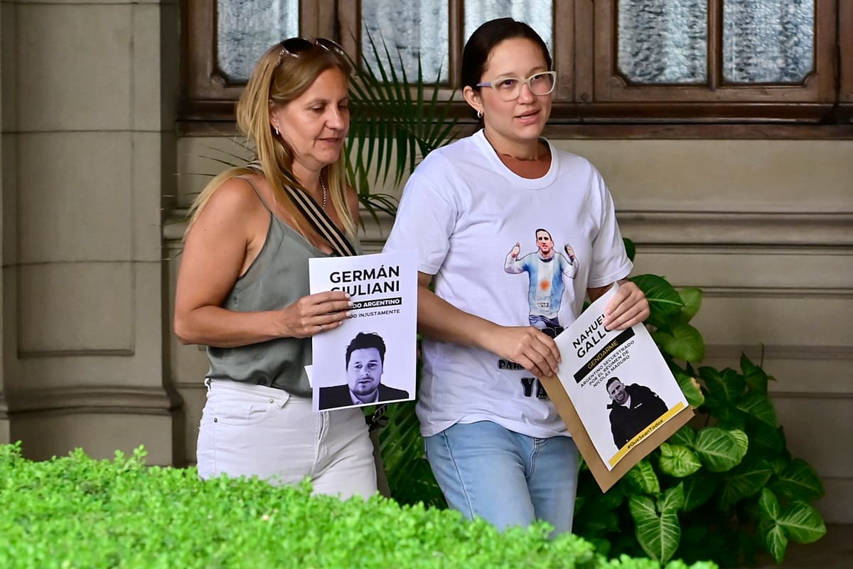 Esposa de abogado argentino detenido en Venezuela logra comunicarse con él