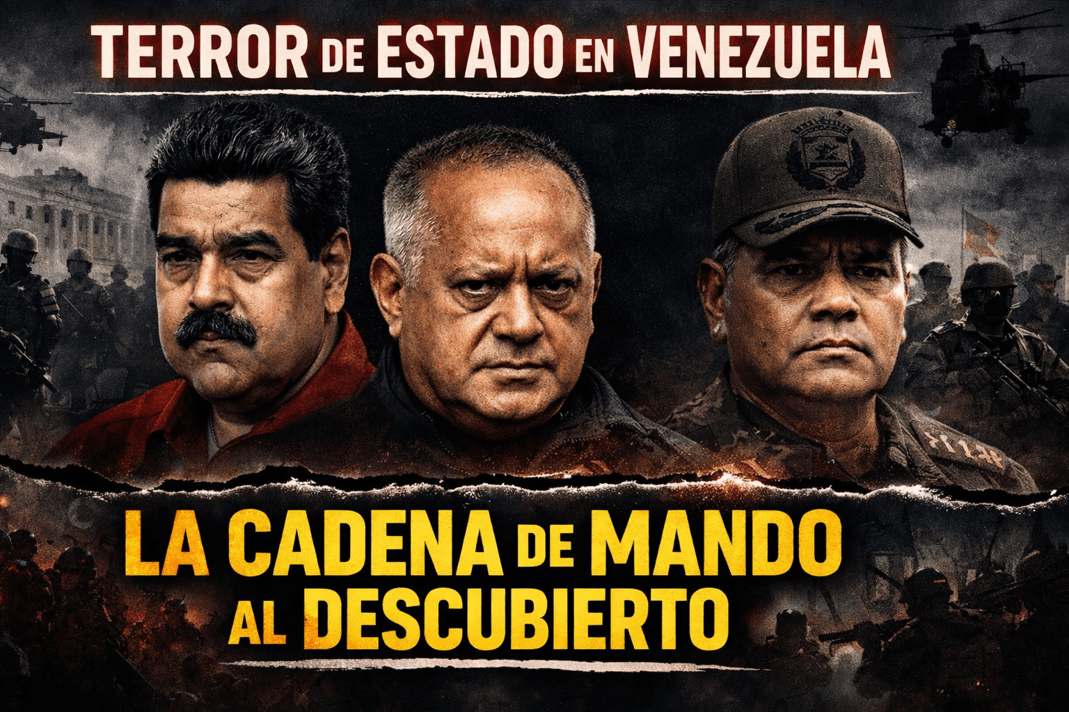 Crímenes de Estado en Venezuela: Revelan cadena de mando al más alto nivel