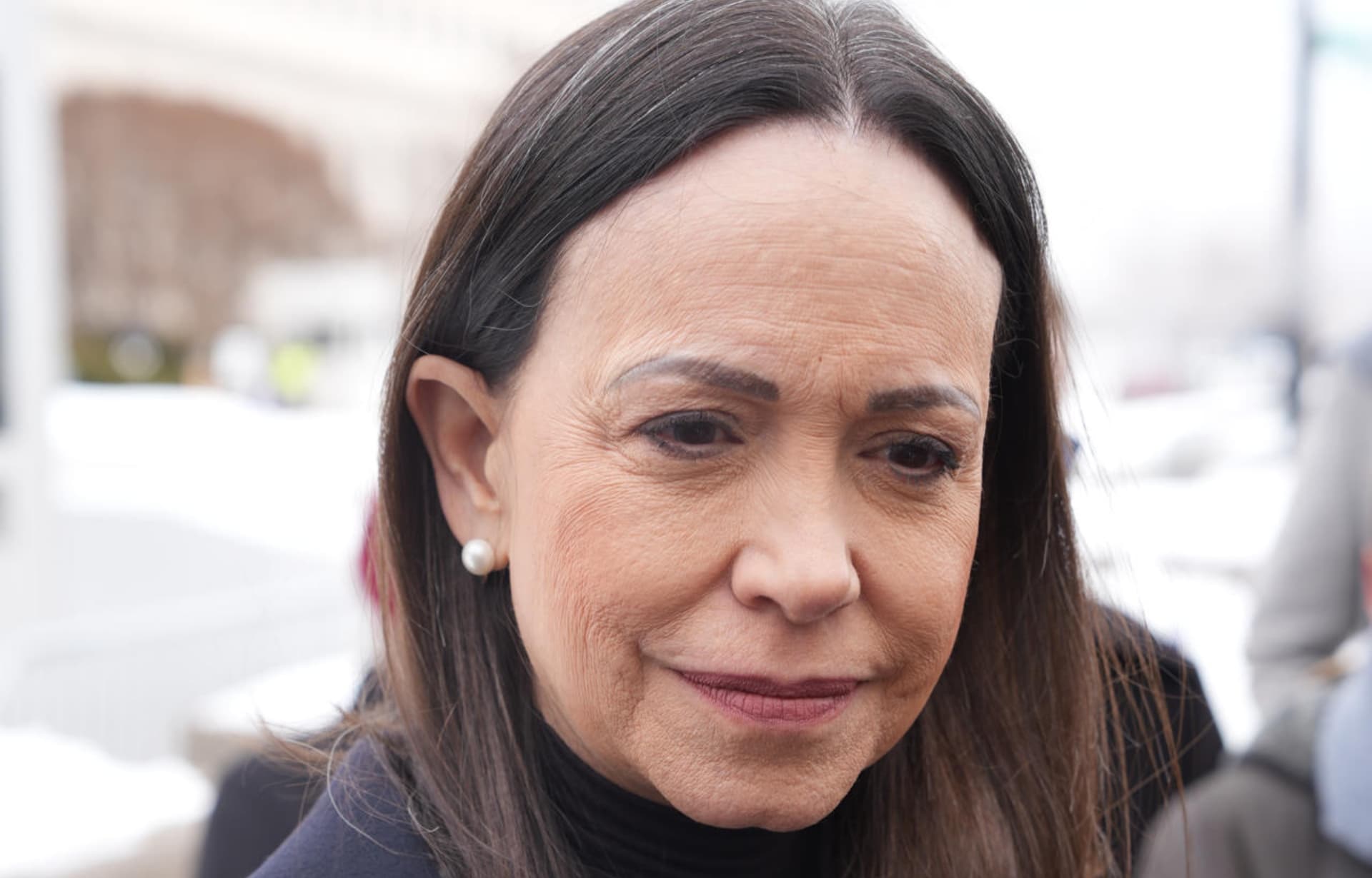 María Corina Machado celebra la libertad de Javier Tarazona