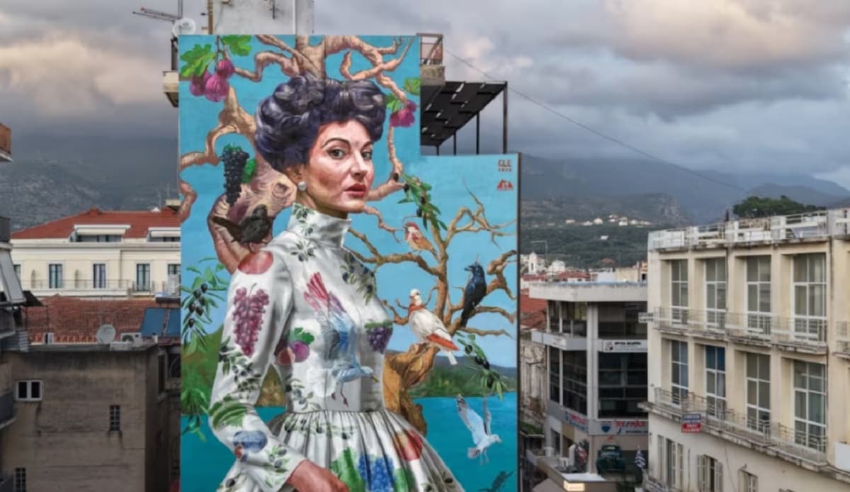 Maria Callas: El Murales Más Impactante del Mundo se Encuentra en Grecia