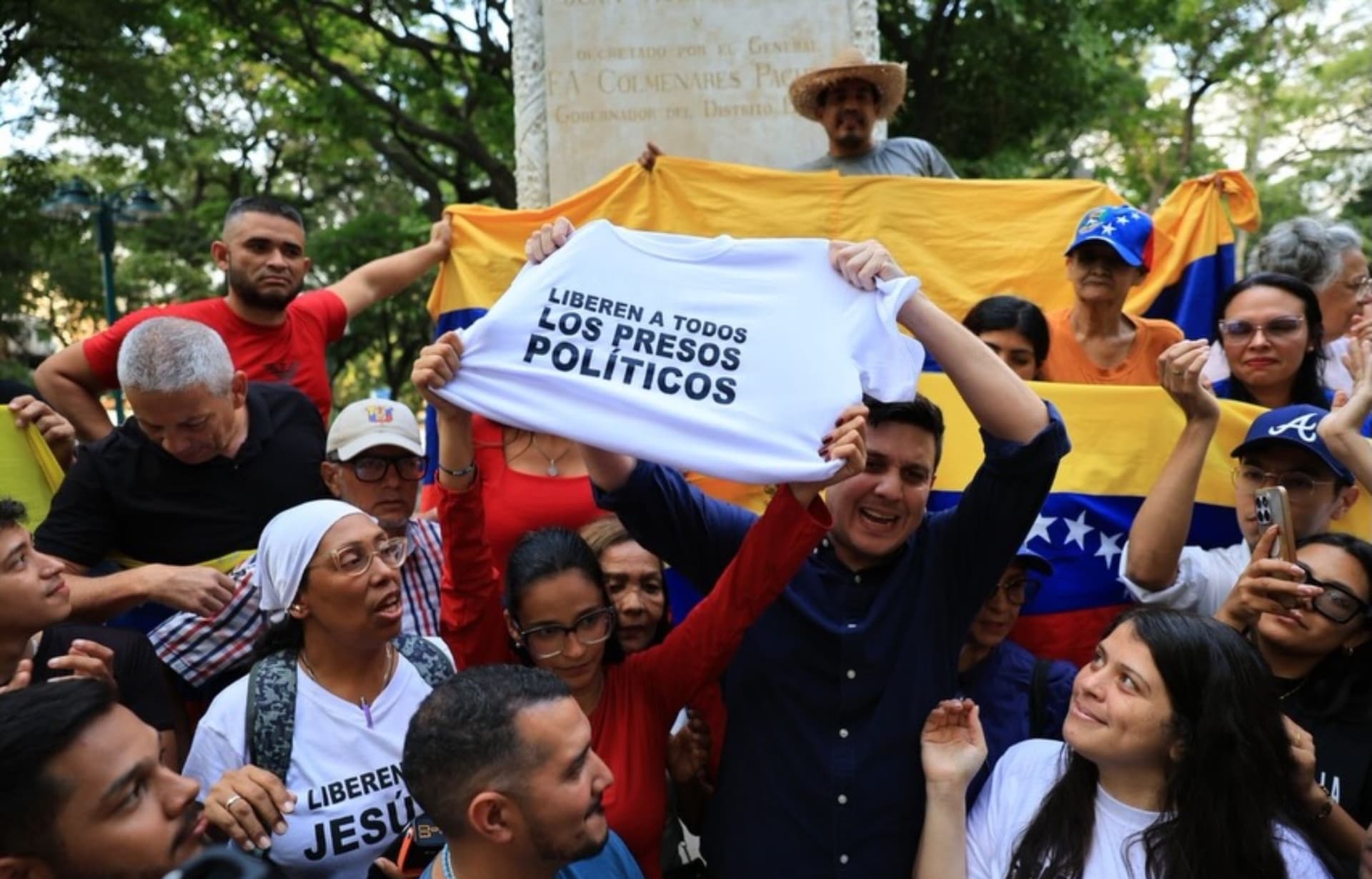 Jesús Armas: 'Lucharemos incansablemente por la libertad de Venezuela'