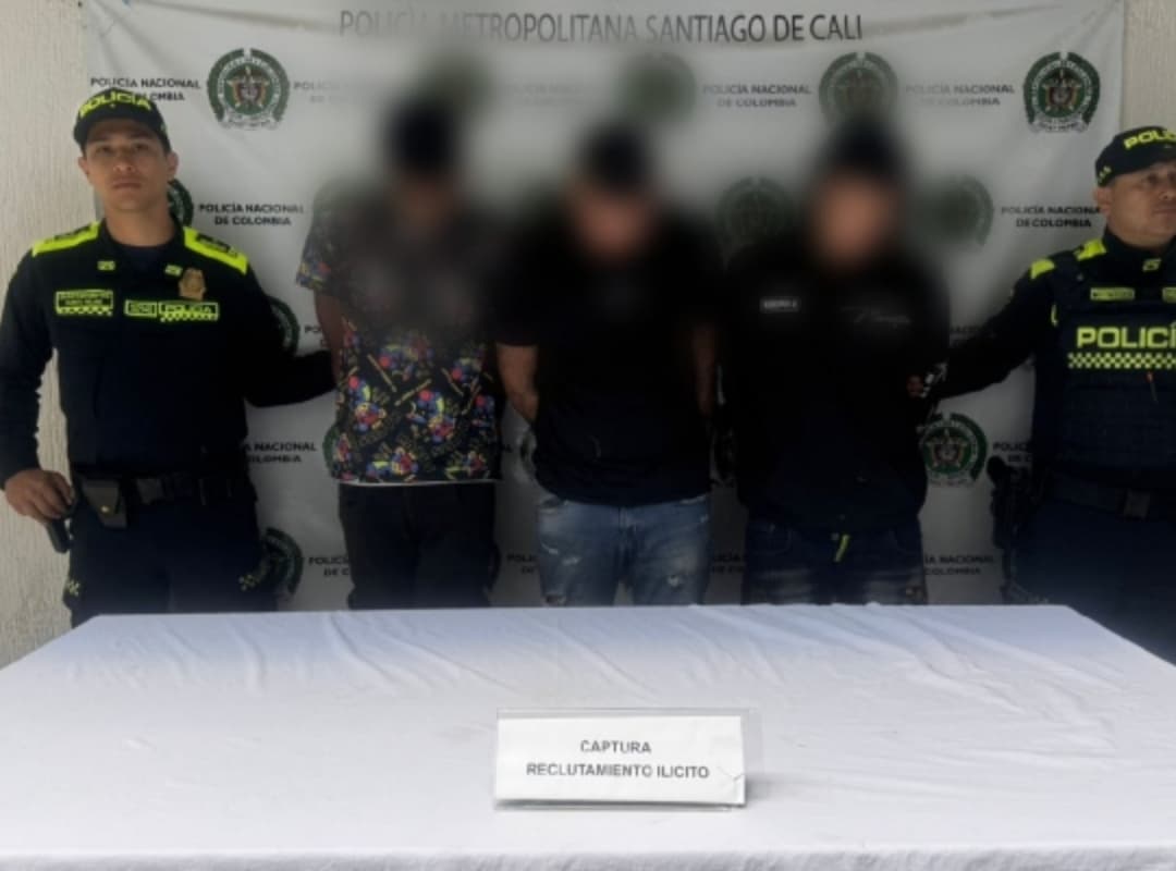 Detienen a dos hombres por reclutar menores para disidencias Farc