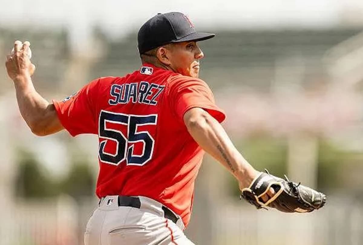 Ranger Suárez inicia su entrenamiento en Boston rumbo al Clásico Mundial