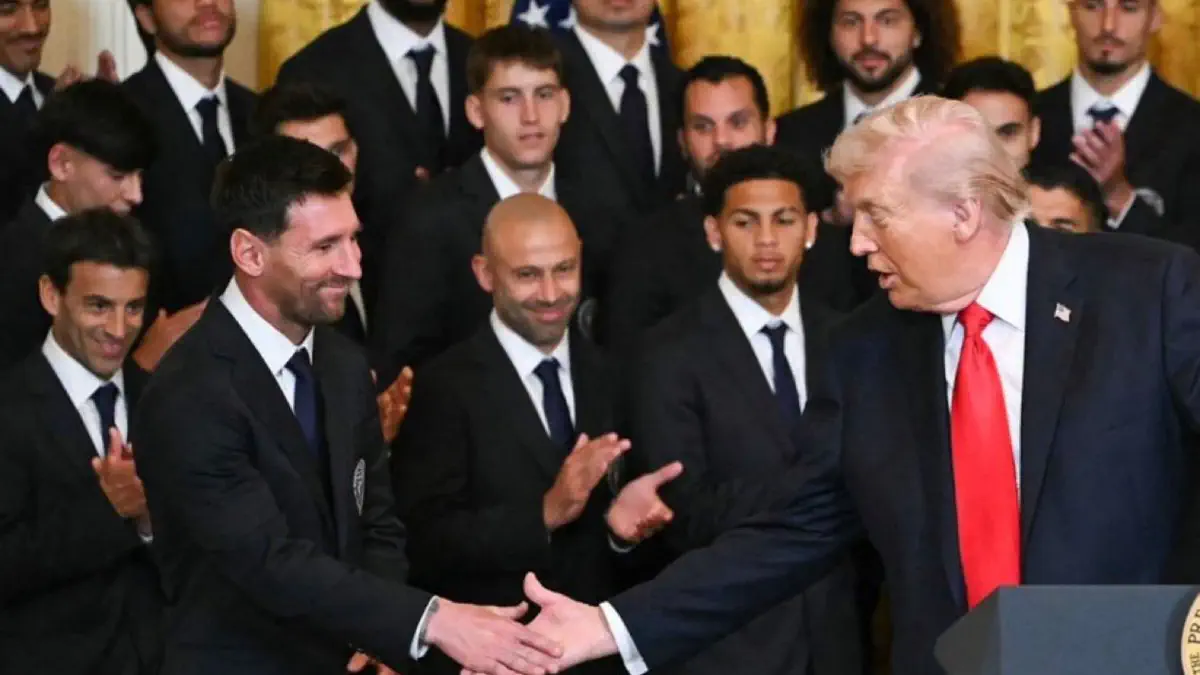 Trump rinde homenaje a Messi y al Inter Miami en la Casa Blanca
